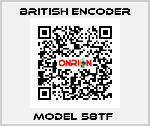 Model 58TF  British Encoder