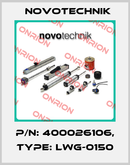 P/N: 400026106, Type: LWG-0150 Novotechnik