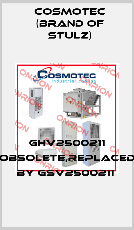 GHV2500211 obsolete,replaced by GSV2500211  Cosmotec (brand of Stulz)