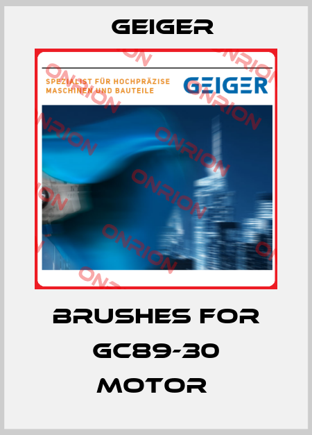 brushes for GC89-30 motor  Geiger