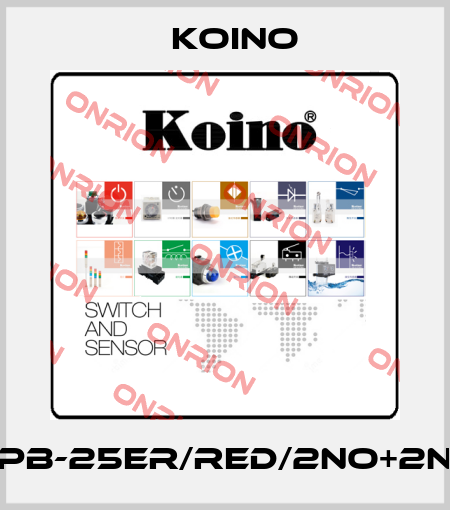 KPB-25ER/RED/2NO+2NC Koino