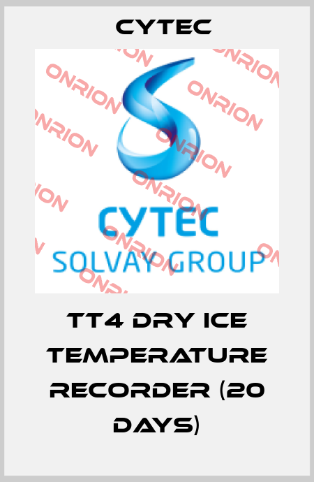 TT4 Dry Ice Temperature Recorder (20 Days) Cytec