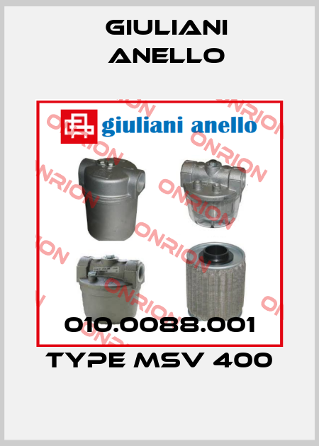 010.0088.001 Type MSV 400 Giuliani Anello