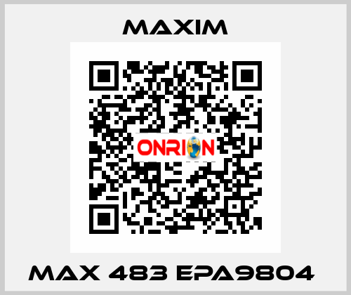 MAX 483 EPA9804  Maxim