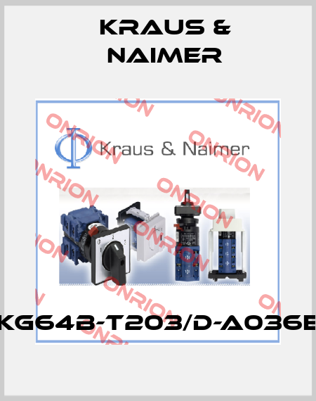 KG64B-T203/D-A036E Kraus & Naimer