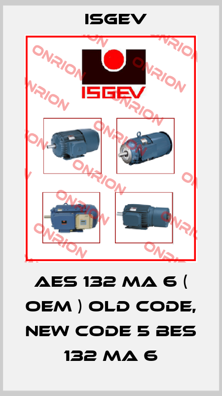 AES 132 MA 6 ( OEM ) old code, new code 5 BES 132 MA 6 Isgev