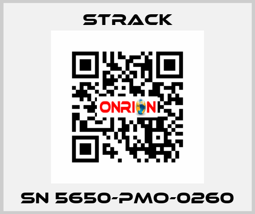 SN 5650-PMO-0260 Strack