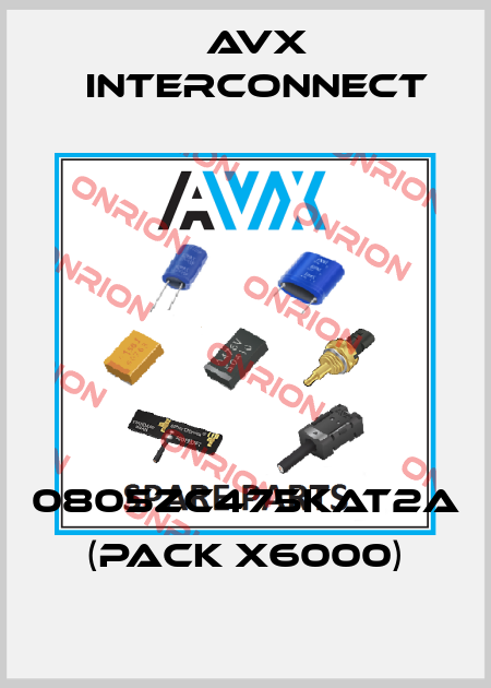 0805ZC475KAT2A (pack x6000) AVX INTERCONNECT