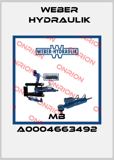 MB A0004663492 Weber Hydraulik