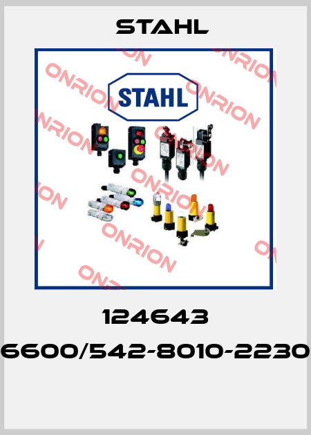 124643 6600/542-8010-2230  Stahl