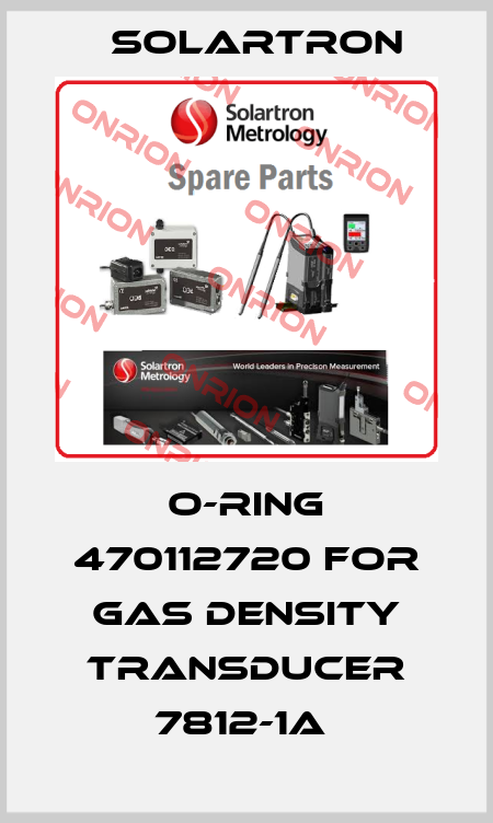 O-RING 470112720 FOR GAS DENSITY TRANSDUCER 7812-1A  Solartron