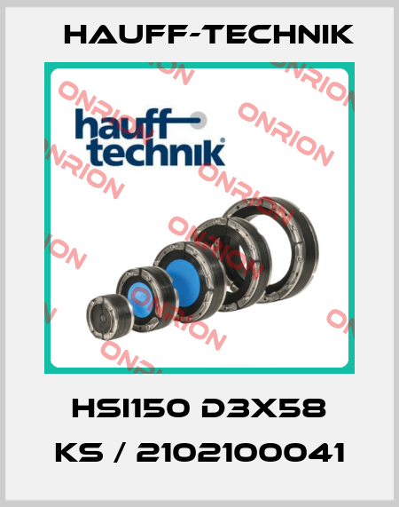 HSI150 D3x58 KS / 2102100041 HAUFF-TECHNIK