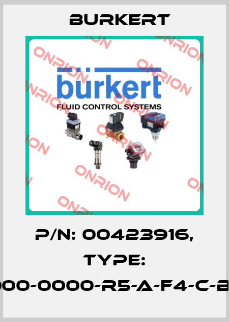 P/N: 00423916, Type: SE35-0000-0000-R5-A-F4-C-BDN/DC-A Burkert