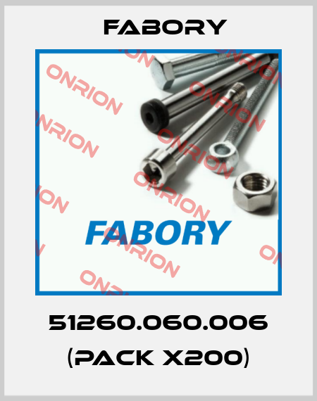 51260.060.006 (pack x200) Fabory