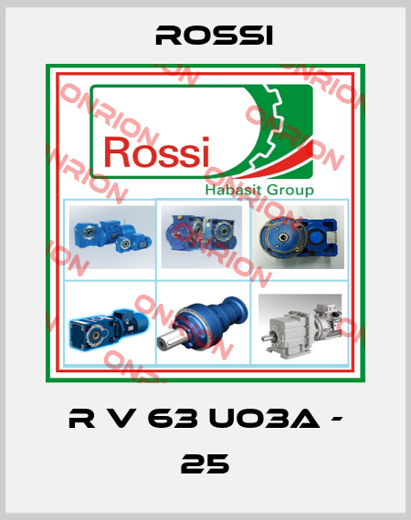 R V 63 UO3A - 25 Rossi