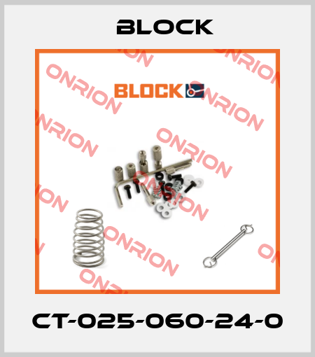 CT-025-060-24-0 Block