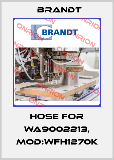 Hose for WA9002213, Mod:WFH1270K Brandt