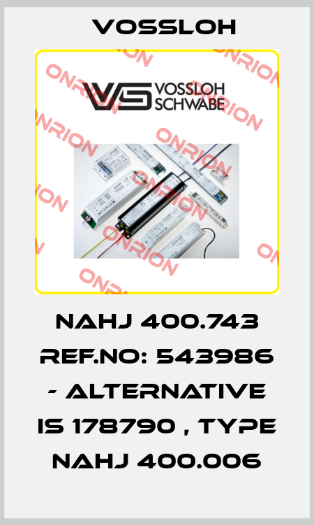NaHJ 400.743 Ref.No: 543986 - alternative is 178790 , type NAHJ 400.006 Vossloh