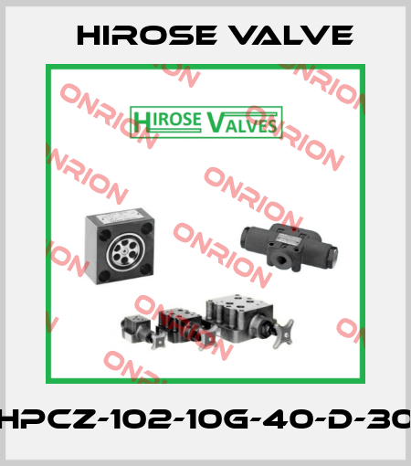 HPCZ-102-10G-40-D-30 Hirose Valve