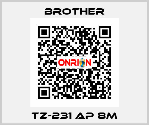 TZ-231 AP 8M Brother