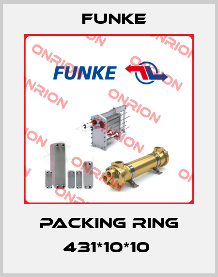 Packing ring 431*10*10  Funke