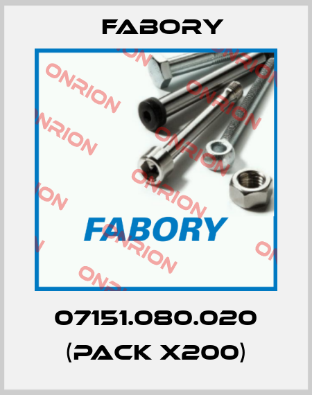 07151.080.020 (pack x200) Fabory