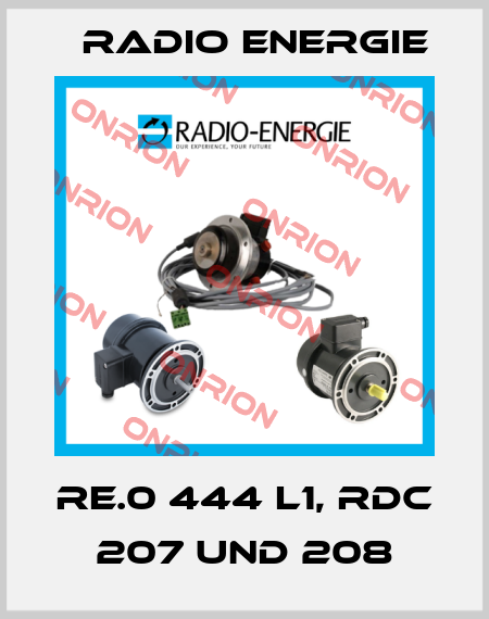 RE.0 444 L1, RDC 207 und 208 Radio Energie