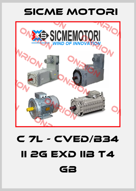 C 7L - CVED/B34 II 2G Exd IIB T4 Gb Sicme Motori
