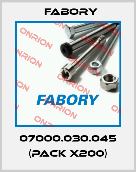 07000.030.045 (pack x200) Fabory