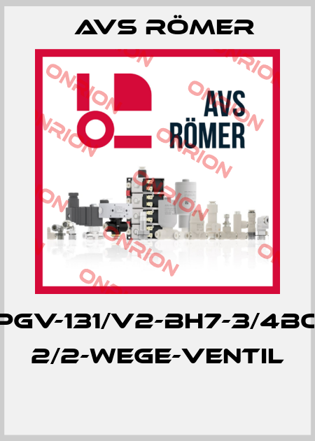 PGV-131/V2-BH7-3/4BO 2/2-WEGE-VENTIL  Avs Römer