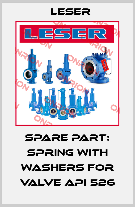 spare part: Spring with washers for Valve API 526 Leser