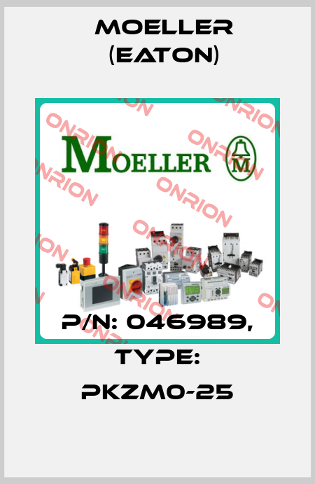 P/N: 046989, Type: PKZM0-25 Moeller (Eaton)