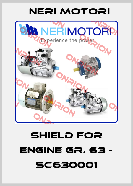 SHIELD FOR ENGINE GR. 63 - SC630001 Neri Motori