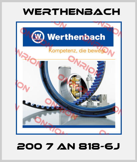 200 7 AN 818-6J Werthenbach