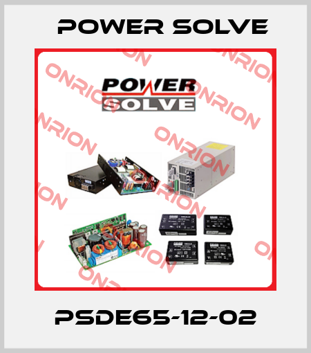 PSDE65-12-02 Power Solve