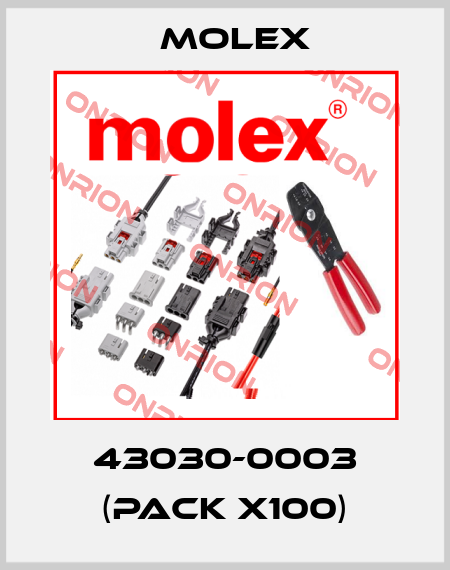 43030-0003 (pack x100) Molex