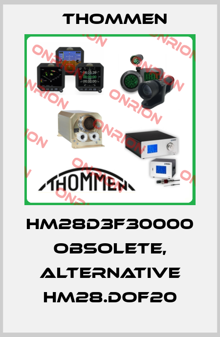 HM28D3F30000 obsolete, alternative HM28.DOF20 Thommen