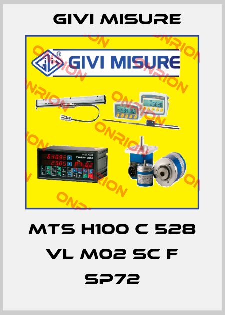 MTS H100 C 528 VL M02 SC F SP72 Givi Misure