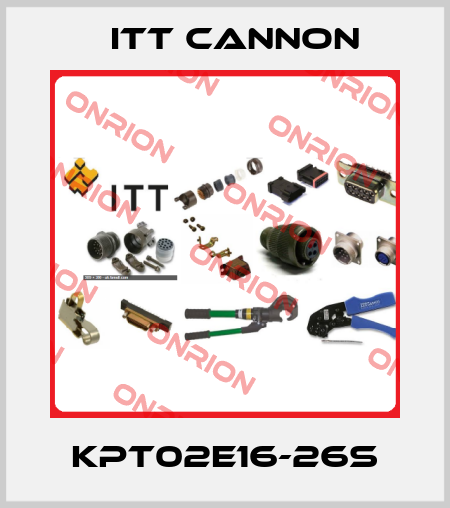KPT02E16-26S Itt Cannon