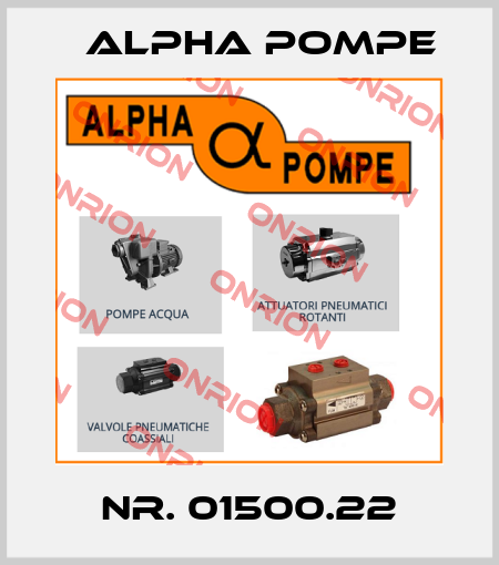 Nr. 01500.22 Alpha Pompe