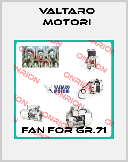 Fan for GR.71 Valtaro Motori
