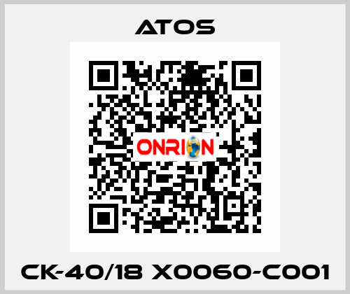 CK-40/18 X0060-C001 Atos