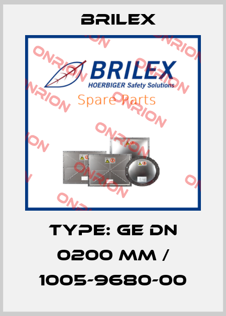 Type: GE DN 0200 mm / 1005-9680-00 Brilex