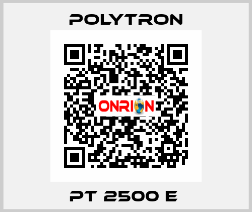 PT 2500 E  Polytron
