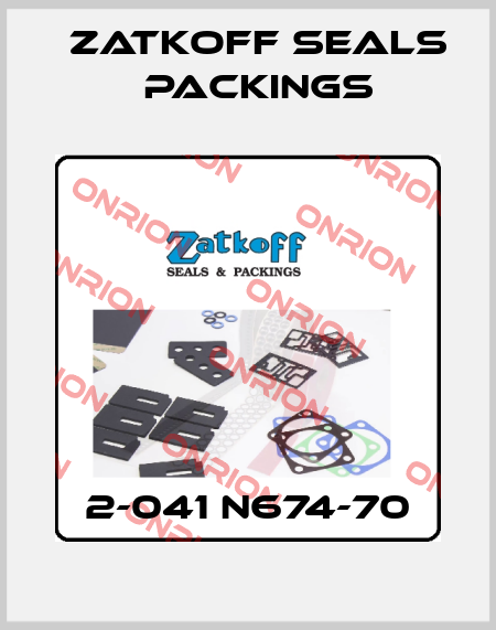 2-041 N674-70 Zatkoff Seals Packings