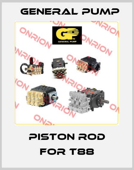 Piston rod for T88 General Pump
