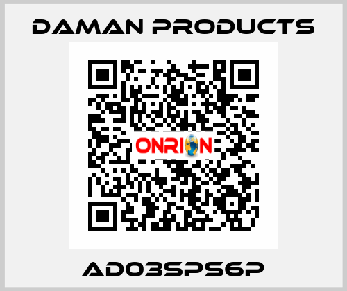 AD03SPS6P Daman Products