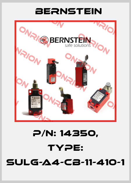 P/N: 14350, Type: SULG-A4-CB-11-410-1 Bernstein