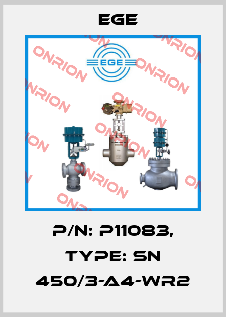 p/n: P11083, Type: SN 450/3-A4-WR2 Ege