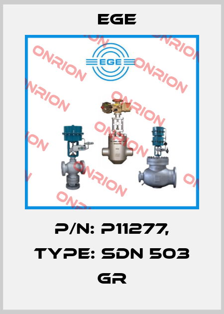 p/n: P11277, Type: SDN 503 GR Ege